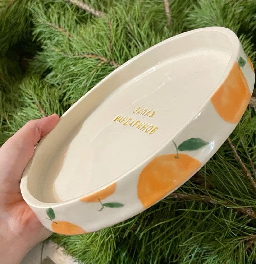 Тарелка для мандаринов 4+  фото 1